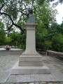 Bust (over life-size) on pedestal