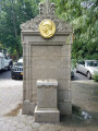 Stele with fountain bases