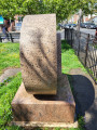 Antonio Meucci Memorial, side, 2023, NYC Parks