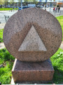 Antonio Meucci Memorial, back, 2023, NYC Parks