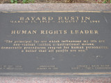 Bayard Rustin Plaque, 2010, NYC Parks