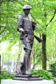 Clinton War Memorial (Doughboy), 2025, NYC Parks