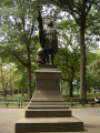 Standing figure (over life size) on pedestal