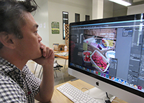 learning indesign at media lab