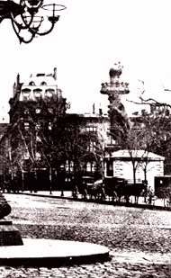 Photo of the Torch of Liberty, Madison Square Park, 1876