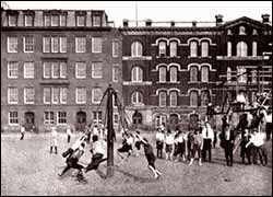 Photo of Hamilton Fish Park, the "Giant Stride," 1908