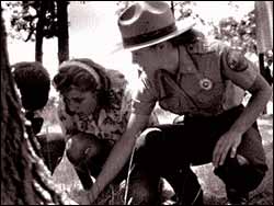 Photo of a Park Ranger, Pelham Bay Park, 1986