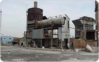 Abandoned Concrete Plant, Bronx River between Westchester Avenue and Bruckner Boulevard, 1998-99, photo by Jim Mituzas, New York City Parks & Recreation