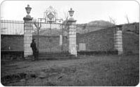 Main Gate of Van Cortlandt Family Burial Plot, December 16, 1934, New York City Parks Photo Archive