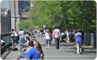 Brooklyn Heights Promenade, 2010, Photo by Daniel Avila/New York City Department of Parks and Recreation