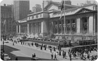 New York Public Library Construction, Bryant Park, circa 1902, collection of the New York Public Library