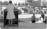 Dedication of Damrosch Park and Guggenheim Bandshell, May 22, 1969, New York City Parks Photo Archive