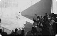 Three-wall handball in Lincoln Terrace Park, November 22, 1959, New York City Parks Photo Archive