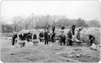 Lincoln Terrace Park Upgrade, December 6, 1932, Rutter Photo Service/New York City Parks Photo Archive