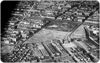 Lincoln Terrace Park, Aerial view, 1934, Praeger Report