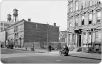 Vacant Lot at Floyd Street, Marcy and Park Avenues, October 9, 1940, New York City Parks Photo Archive