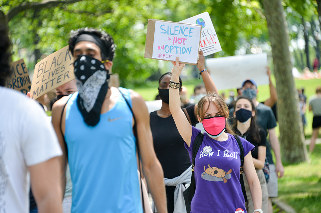 Black Lives Matter Protest, Astoria Park