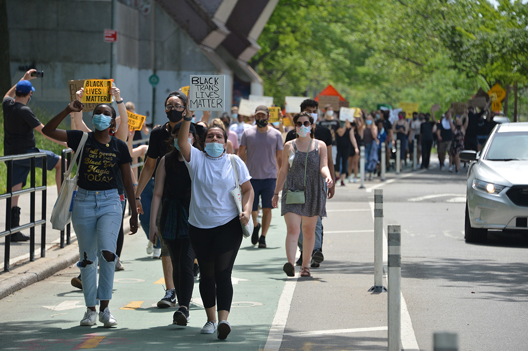 Black Lives Matter Protest, Astoria Park