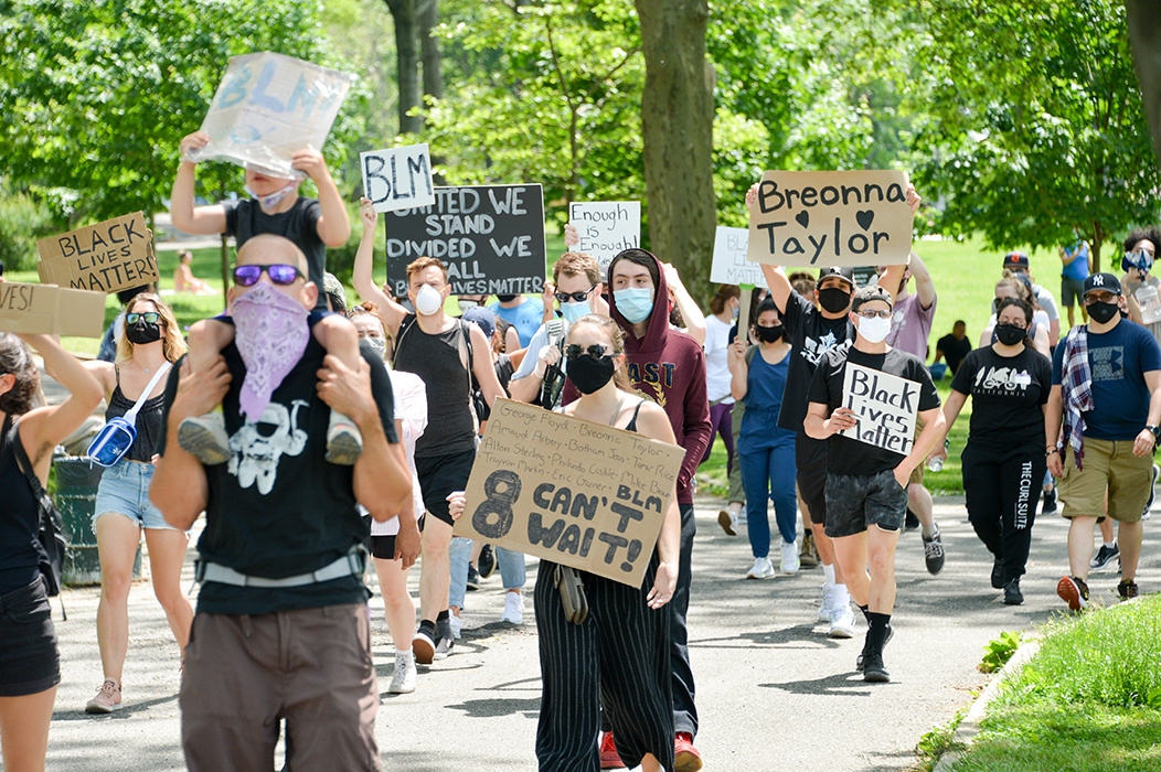 Black Lives Matter Protest, Astoria Park