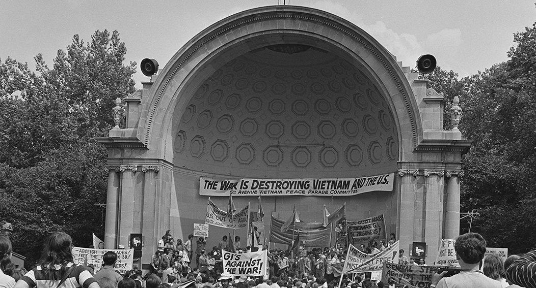 Vietnam War Protest, Central Park Naumburg Bandshell