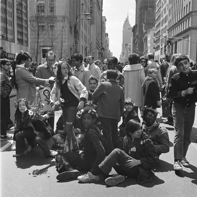 First Earth Day, Revelers near Union Square