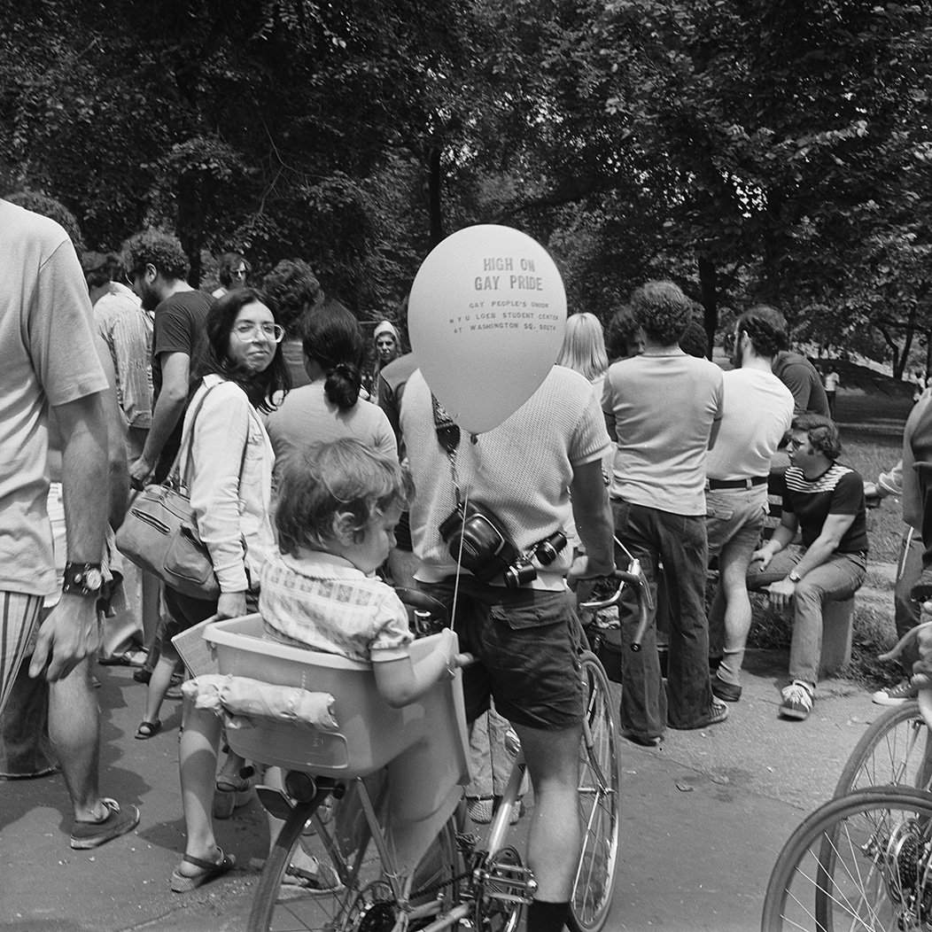 Gay Pride Rally—Marchers and Onlookers, Central Park