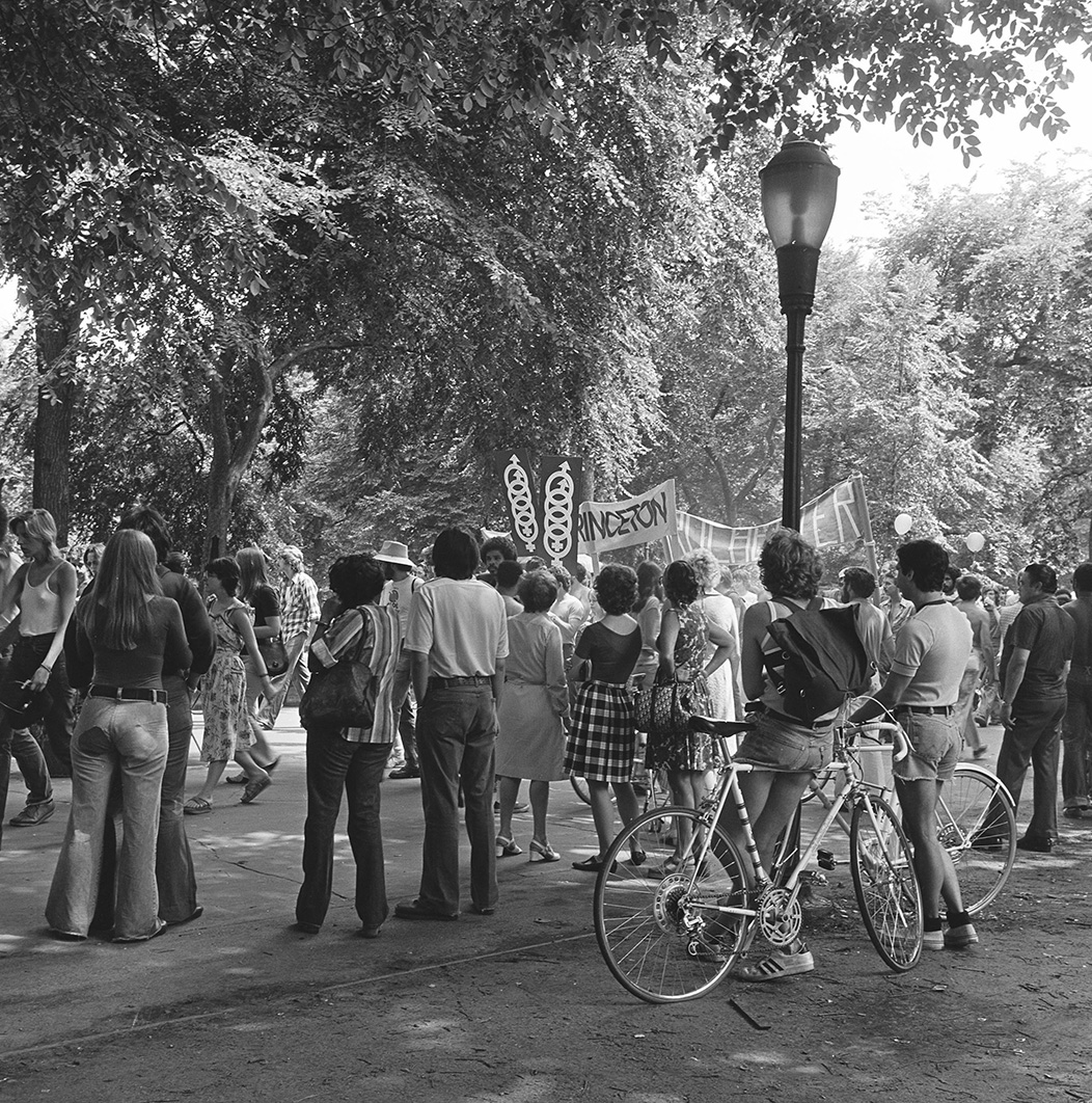 Gay Pride Rally—Marchers and Onlookers, Central Park