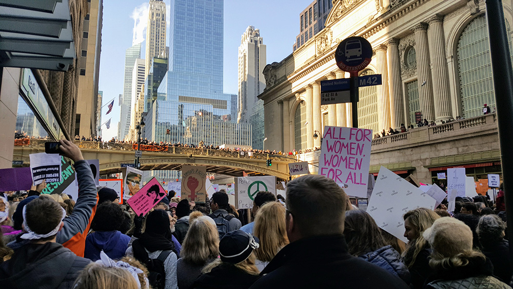 NYC Women's March, Park Avenue