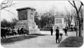 A father perches his child on his bike at the entrance to Ocean Parkway. Source: 35th Annual Report of the Department of Parks of the City of Brooklyn for the Year 1895.