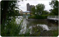 Swindler Cove Park and Peter Jay Sharp Boathouse, c. 2004, photograph courtesy the New York Restoration Project