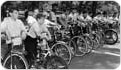 Participants of “The Bicycle Rodeo“ at the Central Park Mall, August 1, 1964. Courtesy of Parks Photo Archive.