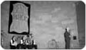 Parks Commissioner August Heckscher takes the Naumberg Bandshell stage at the Best?s Bike Bash on May 23, 1967 in Central Park. Courtesy of Parks Photo Archive; Neg. 40054-4.