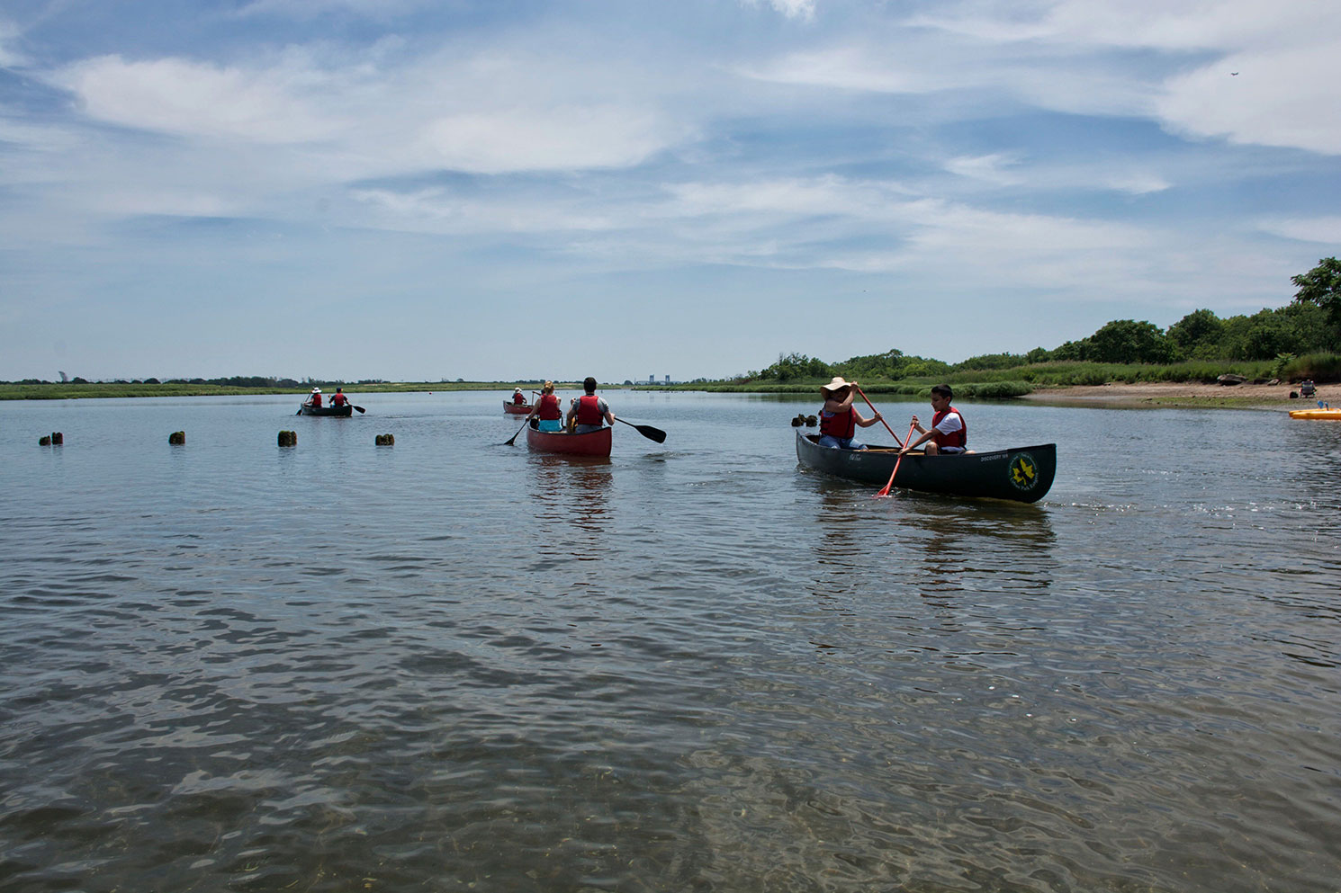 Ranger canoe trip to White Island