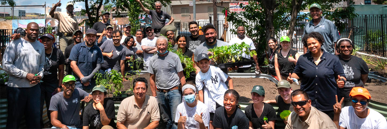 GreenThumb staff and community gardeners