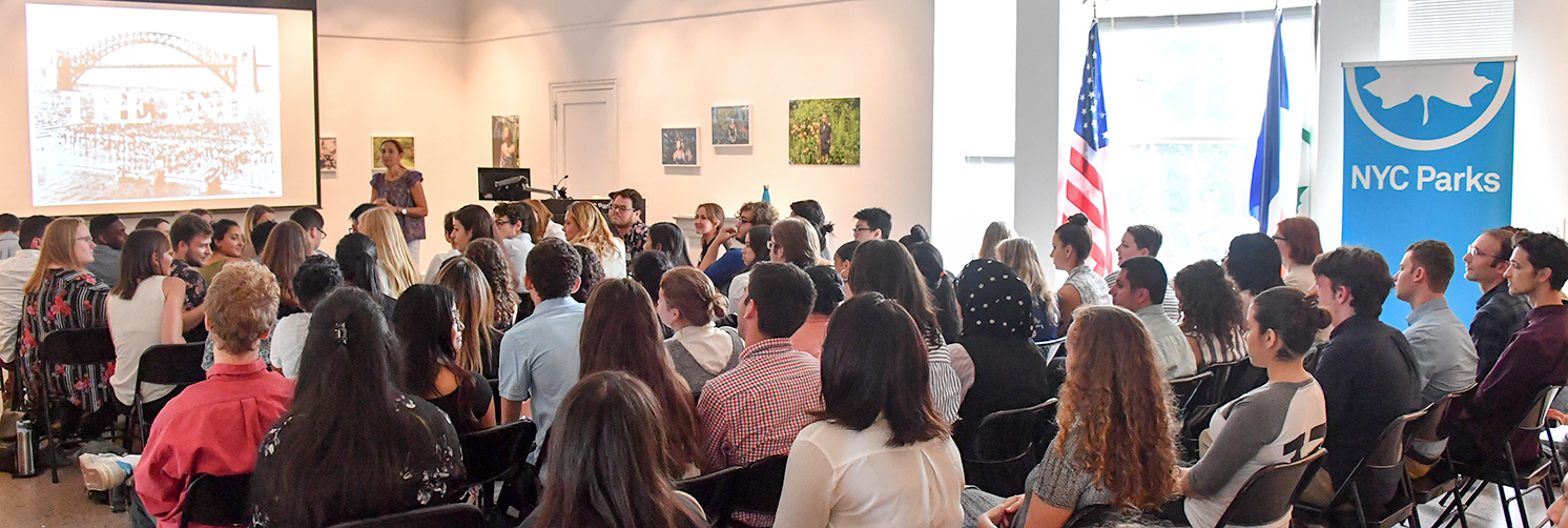 information session at intern lunch meet and greet