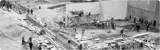 Construction of Lillian Wald Playground in the Lower East Side, October 17, 1934.