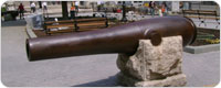 Riverside Park Civil War cannon, after second hot waxing, April 30, 2008