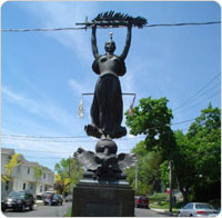 The Pleasant Plains Memorial in Staten Island, May 19, 2005.