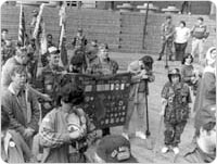 Vietnam Veterans Memorial, May 16, 1985. Courtesy of Parks Photo Archive.