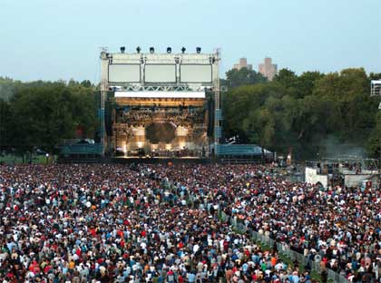 Dave Matthews Band concert in Central Park