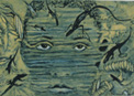 Julio Valdez, Oceanic Eyes, 2010-11, Solarplate Etching, print on paper, A/P, Printed by the artist and Tony Kirk