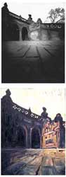 Photos of a photograph and oil painting from "Central Park: Two Views"