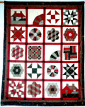 Photo of quilt from The Family Matters exhibition