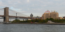 Brooklyn Bridge Park as seen from the water