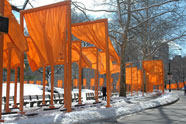 The Gates art installation in Central Park, Manhattan