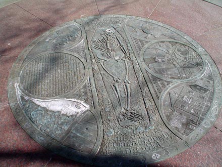 Photo of Foley Square Historical Medallion, Negro Burial Ground