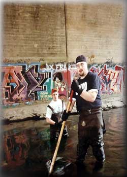 Waterfront clean-up in New York