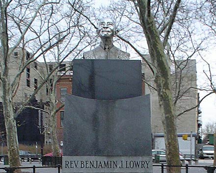 Photo of "Reverend Benjamin Lowry" sculpture