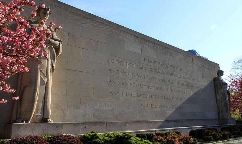 Brooklyn War Memorial, source: Wikicommons, Ingfbruno. 