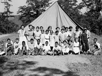 Day Camp, Inwood Hill Park, August 20, 1934